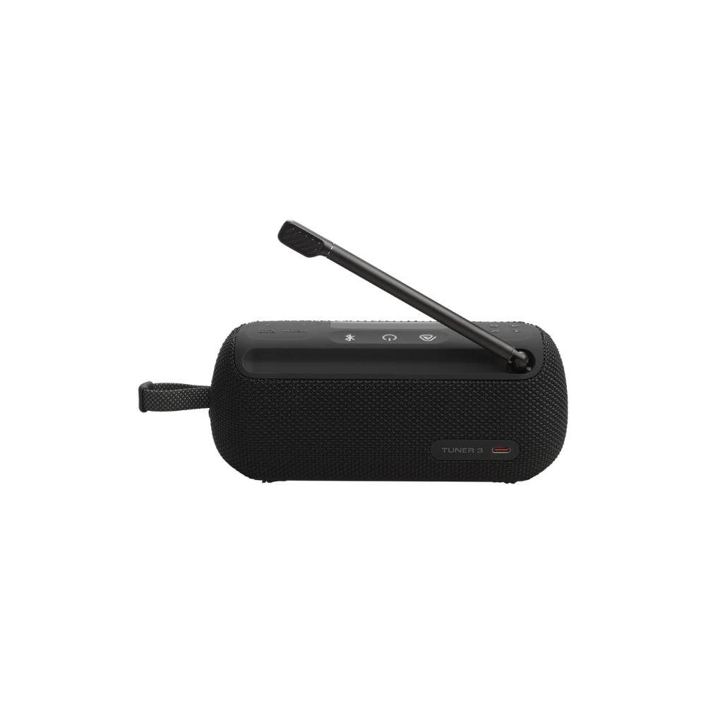 JBL Tuner 3 Bluetooth Taşınabilir Hoparlör ve DAB/FM Radyo - Siyah