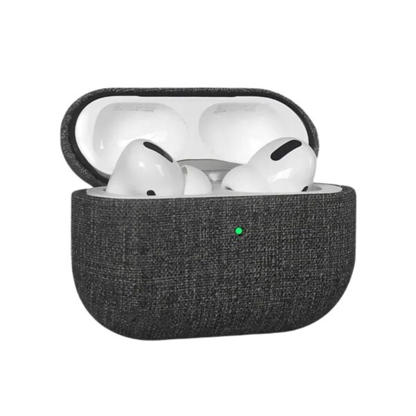 Piili Airpods Pro 2 Kumaş Kılıf – Siyah