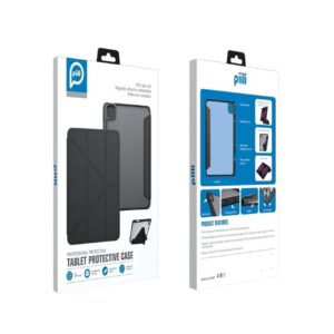 Piili Apple iPad 10.9/11 Multi Bracket Deri Kılıf - Siyah
