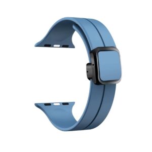 Piili Watch 42-44-45-46-49mm Silicone Kordon -Mavi