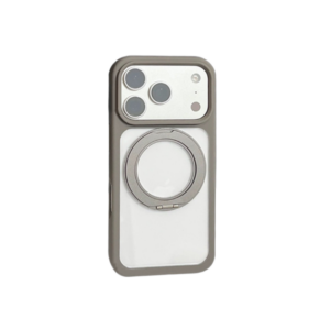 Piili iPhone17 Pro Max Rotation Magsafe Silikon Kılıf - Gri