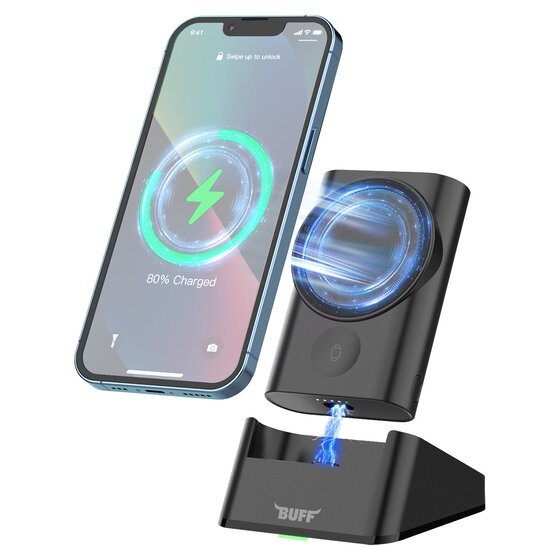 Buff 3 in 1 MagSafe Powerbank 5200mAh – Siyah
