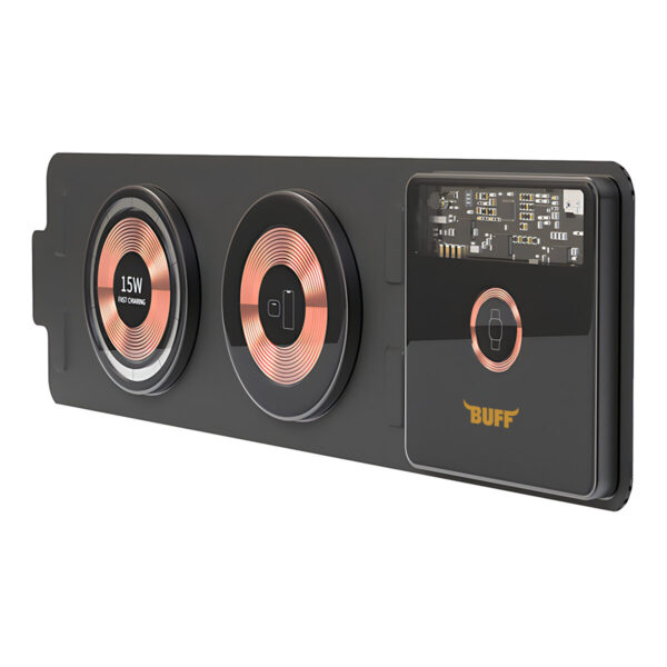 Buff 15W 3in1 Katlanabilir Kablosuz Şarj İstasyonu – Siyah