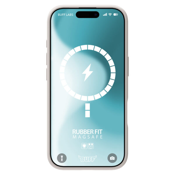 Buff iPhone 16 Magsafe Rubber Fit Kılıf-Taş