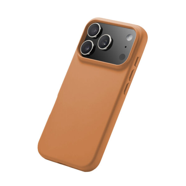 Buff iPhone 17 Pro Magsafe Rubber Fit Silikon Kılıf- Kahverengi