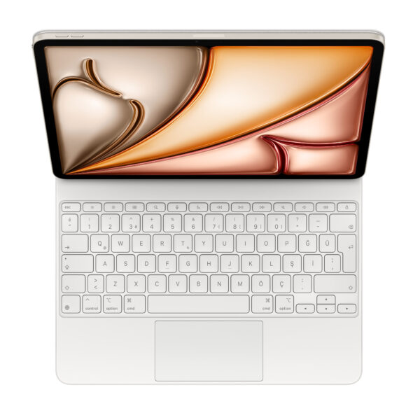 13 inç iPad Air (M4) için Magic Keyboard – Türkçe Q Klavye – Beyaz
