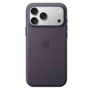 iPhone 17 Pro Max için MagSafe özellikli Tech Dokuma Kılıf - Mor
