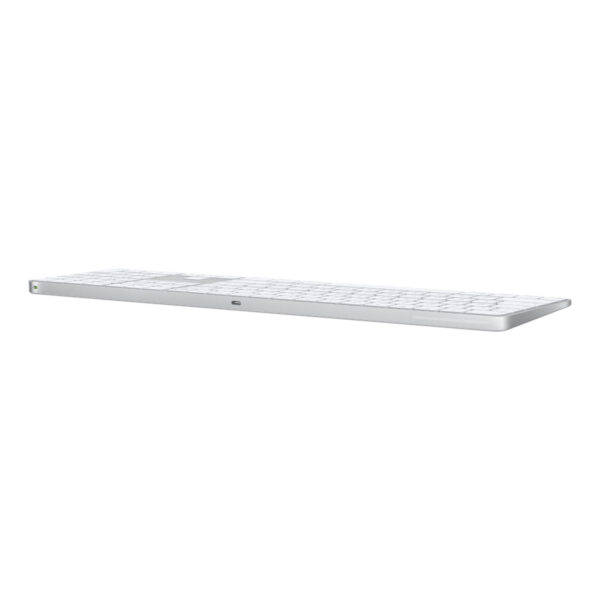 Apple çipli Mac modelleri için Touch ID özellikli ve Sayısal Tuş Takımlı Magic Keyboard (USB–C) – Türkçe Q Klavye – Beyaz Tuşlar
