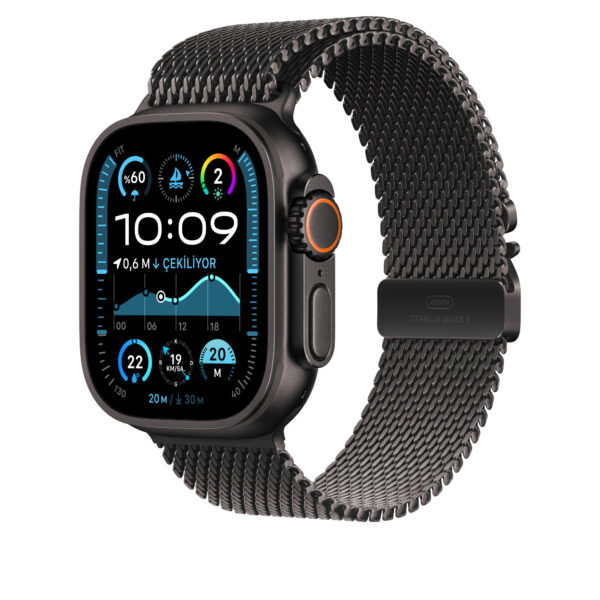 49mm Siyah Titanyum Milano Loop – Orta Boy – MXKG3ZM/A