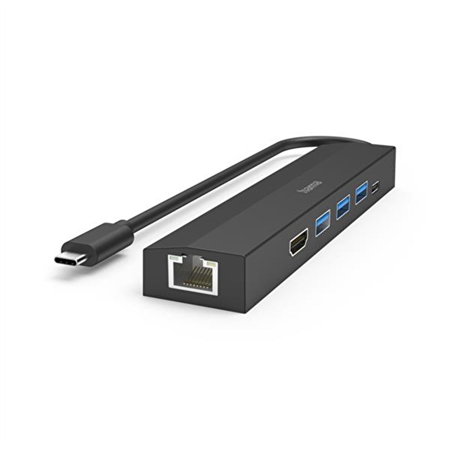 Hama USB-C Hub 6 Port 3x USB-A & USB-C & HDMI & LAN