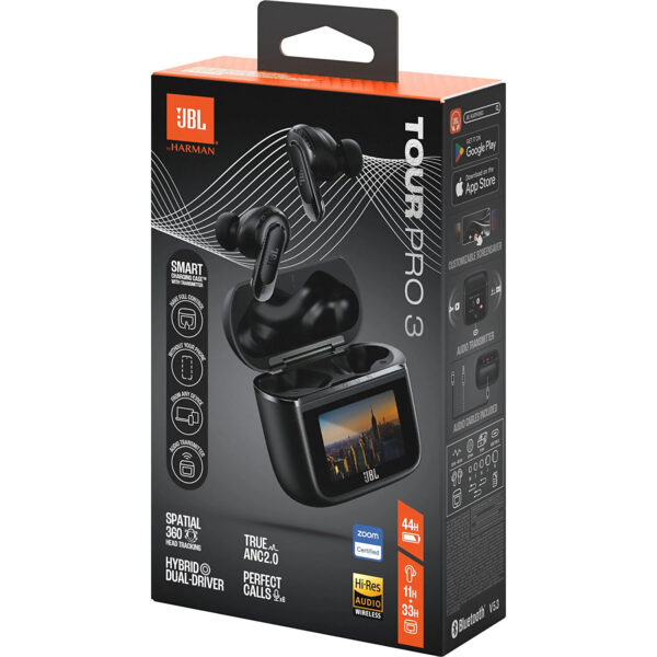 JBL Tour Pro 3 Kablosuz Kulakiçi Kulaklık – Siyah