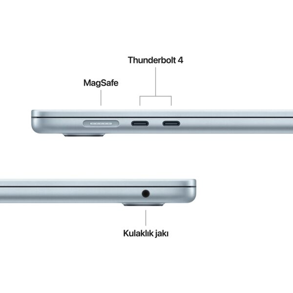 Apple MacBook Air 15 inç M5 Çip 10 Çekirdekli CPU 10 Çekirdekli GPU